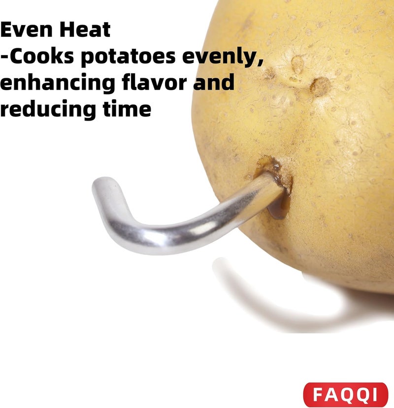 FAQQI Premium Aluminum Potato Nails for Baking - Pack of 10, Perfect for Even Heat Distribution and Faster Cooking - Image 4